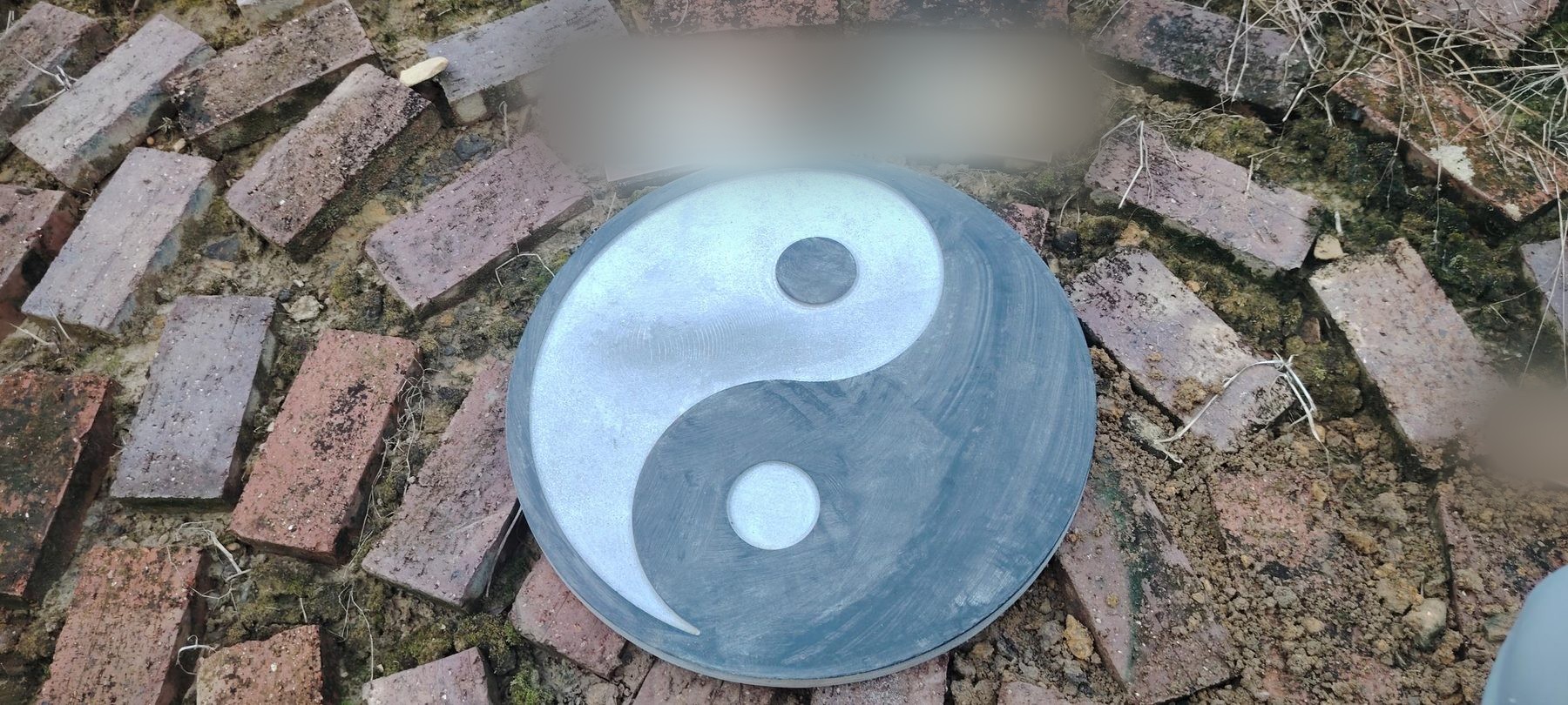 Tai chi disc detail